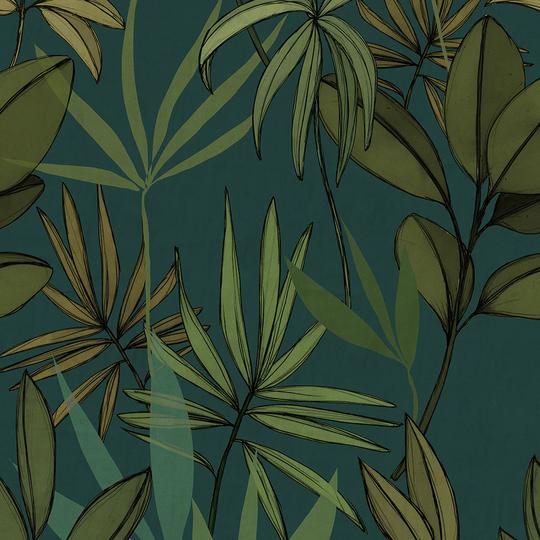 palmové listy vzor