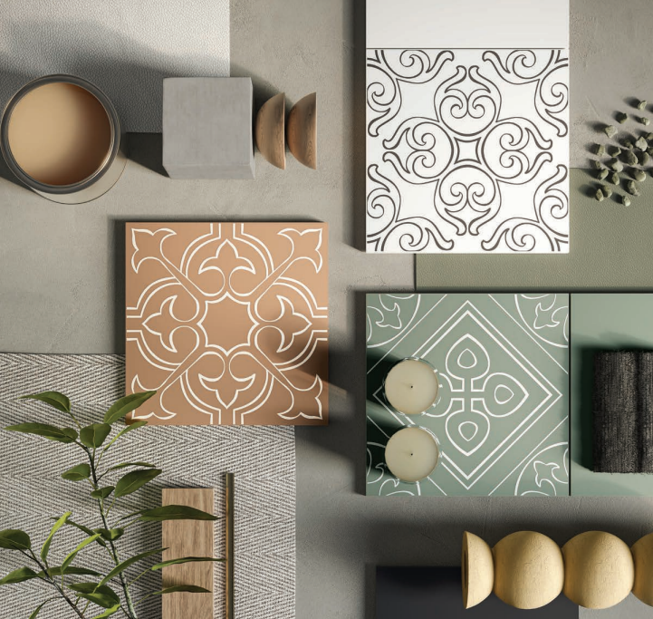 dlažba ve stylu dřeva